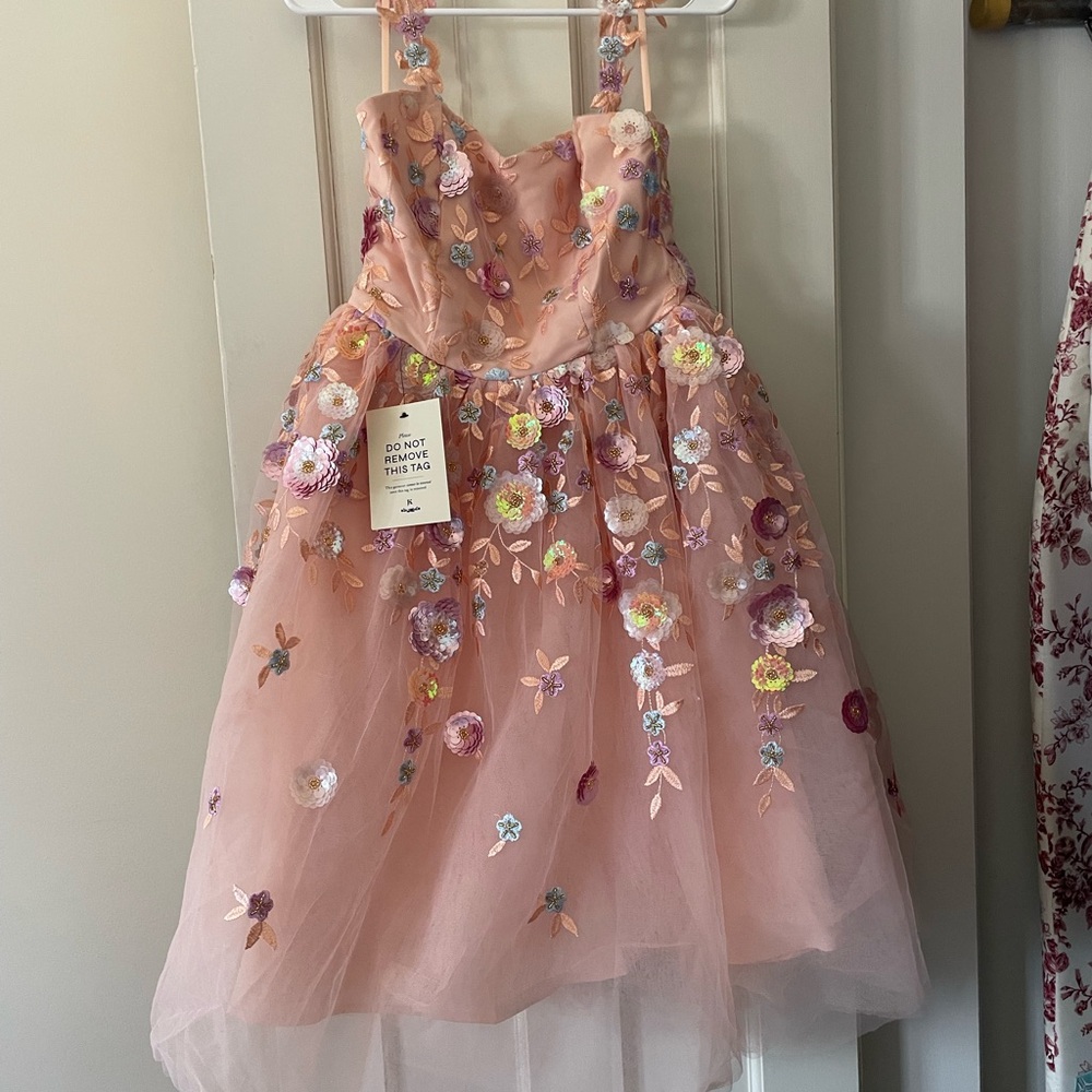 JessaKae Elowen Pink Floral Dress, Size S